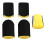 6 Inch Hand Sanding Blocks Rectangle and Mouse-Shaped Hook for Woodworking Hook Backing Sandpaper Holder 5Pcs 1
