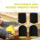 6 Inch Hand Sanding Blocks Rectangle and Mouse-Shaped Hook for Woodworking Hook Backing Sandpaper Holder 5Pcs 6
