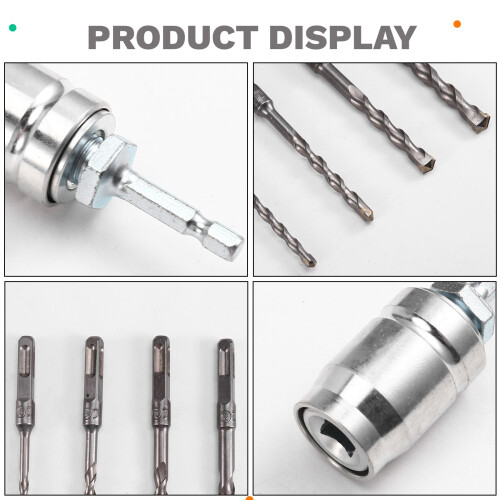 Electric Hammer Adapter Electric Drill to Hammer Square Handle with Drill  Quick-Release Chuck Adapter Power Tools 1
