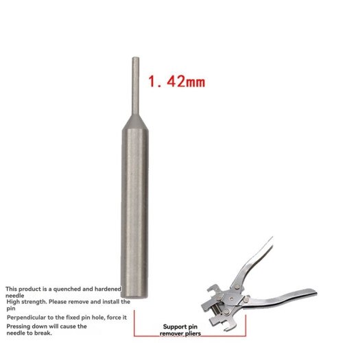 Locksmith Pin Remover, Car Folding Remote Control Key Pin Removal Pin Remote Control Key Folding Tool 1.56MM 1