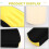 6 Inch Hand Sanding Blocks Rectangle and Mouse-Shaped Hook for Woodworking Hook Backing Sandpaper Holder 5Pcs 3