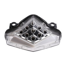 Feu Arrière de Moto avec Clignotant et Feu Stop pour   650R ER6N ER6F 2012-2015 - Feu Arrière LED Modifié