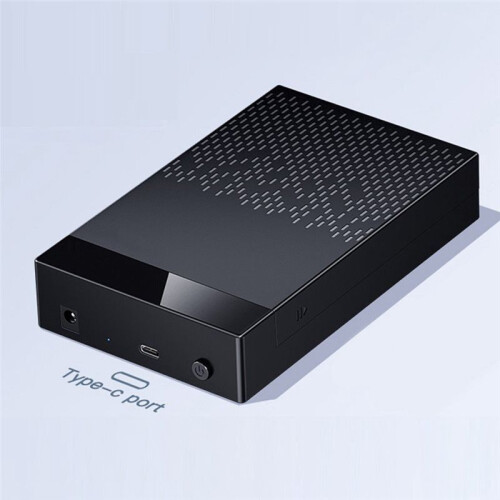 Gabinete para Disco Rígido Externo de 3,5 Polegadas HDD SSD  para USB 3.1 Tipo C para PC para Jogos, Laptop e Computador com Plugue da UE 1
