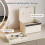 New Three Digit Password Lock Safe Box Two Layers Lockable Lock Box Privacy Security Large Capacity Storage Box Home S 4