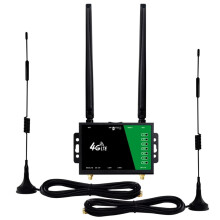 CPE Wifi 4g Industrieller Wireless Router, SIM-Kartensteckplatz, Tragbarer Mobiler Zugangspunkt, 300 Mbit/S Externe Antenne, 32 Benutzer EU