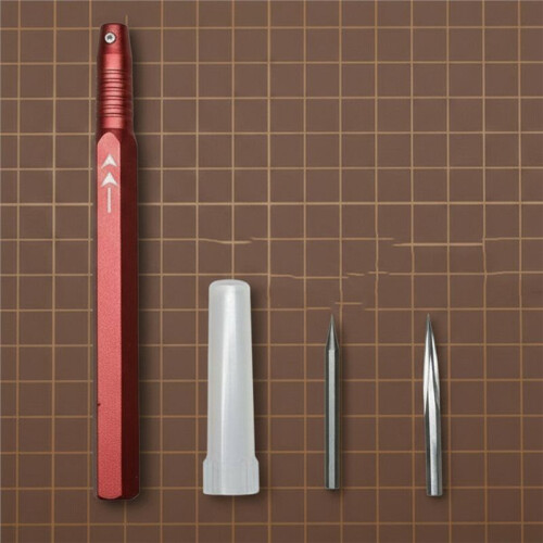 Model Scriber Tool Set with Scribing Needle&Triangular Scraper-Panel  Engraving Trimming Tool for Modeling Hobby 1