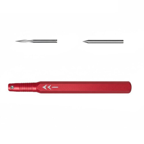 Model Scriber Tool Set with Scribing Needle&Triangular Scraper-Panel  Engraving Trimming Tool for Modeling Hobby 2