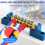 Twin Wire End Ferrules Set,800pcs Insulated Twin Wire End Ferrules Assortment Set Multicoloured Insulation Sleeves Set 3