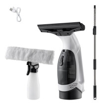 Aspirateur à Vitres Sans Fil, Ensemble D'Outils de Nettoyage de Vitres, Outil de Nettoyage de Vitres Électrique, Prise UE