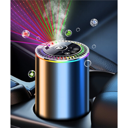 Auto-Lufterfrischer mit Sternenlicht, 3-Farbiger Auto-Parfüm-Duftdiffusor, Desodorierung, Aroma-Duftdiffusor 1
