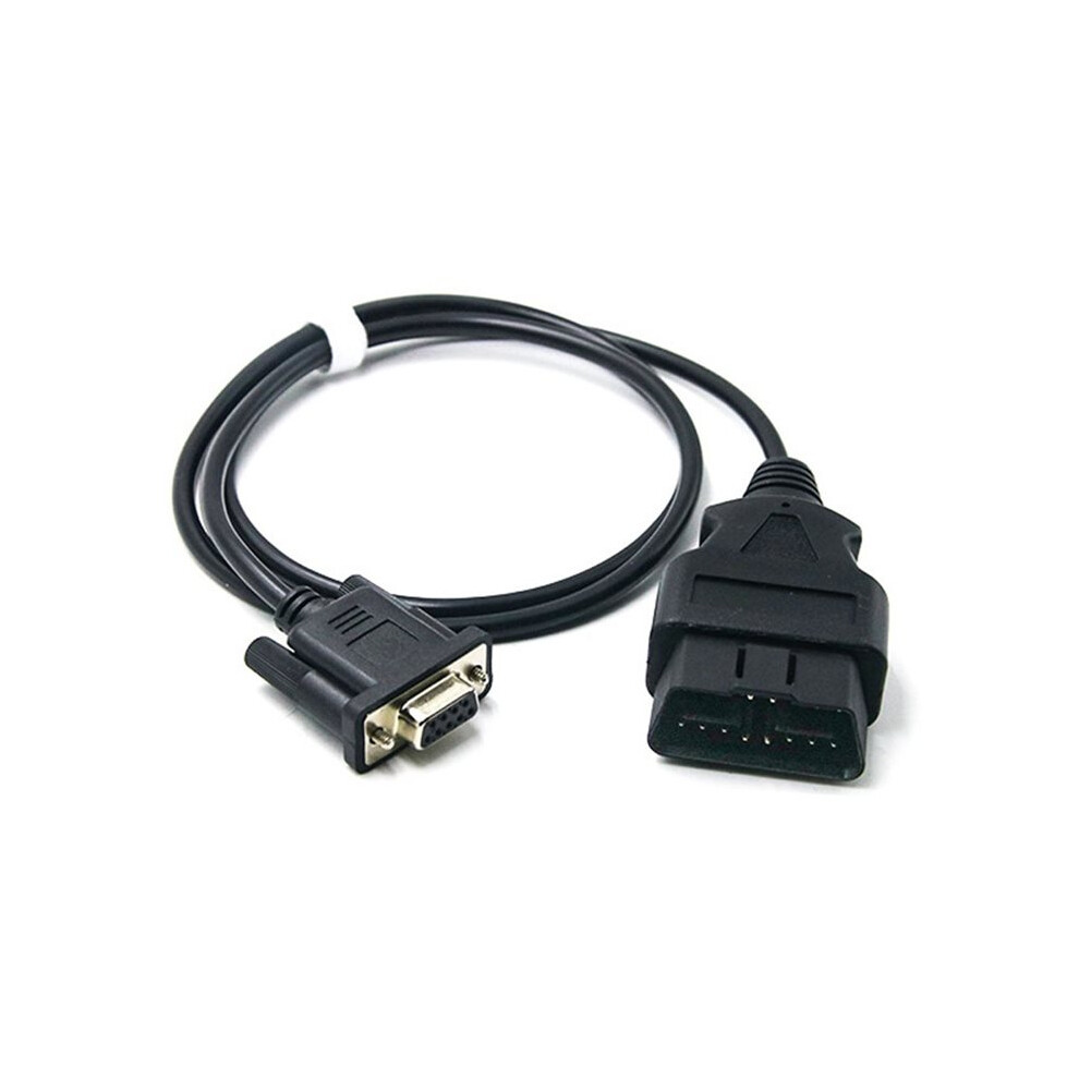 J1962 12V 24V Obd Cable 100Cm 16 Pin Male To Db9 Female Vga D-Sub 9 Pin Obdii Adapter Rs232 Serial Port Obd2 Cable 6033963041166