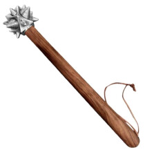 Ergonomic Fist-Shaped Hammer - Stainless Steel with Rosewood Handle for Outdoor, Home, and Camping C