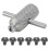 Titanium Triangle Screw & Driver Kit for Microtech Ultratech, UTX-85, Troodon - Complete Knife Maintenance Set 1