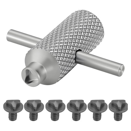 Titanium Triangle Screw & Driver Kit for Microtech Ultratech, UTX-85, Troodon - Complete Knife Maintenance Set