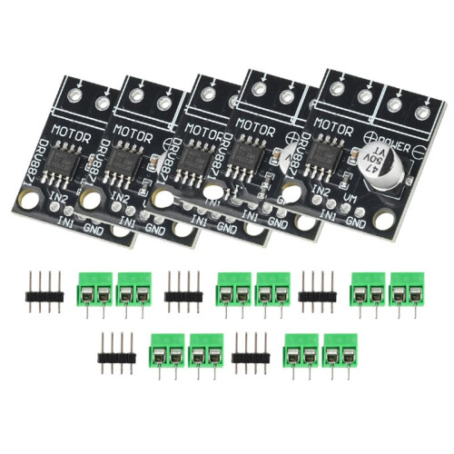 5Pcs DRV8871  6.5-45V  H-Bridge Motor Driver Module 3.6A Brushed Motor Driver PWM Control Driver Module