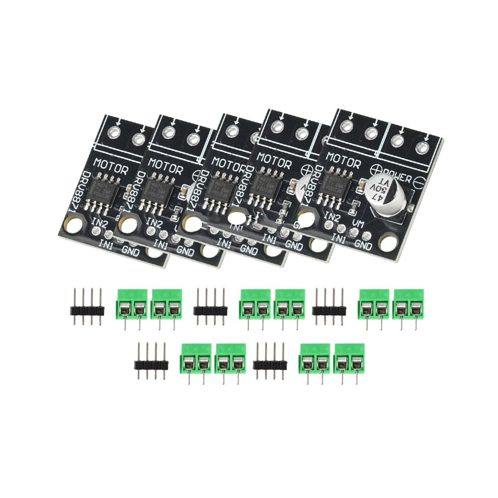 5Pcs Drv8871 6.5-45V H-Bridge Motor Driver Module 3.6A Brushed Motor Driver Pwm Control Driver Module 6031453944867