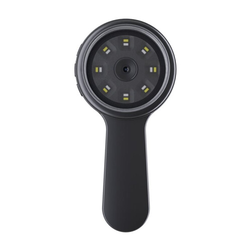 Handheld  Digital Magnifier Microscope 200X  Anti-Shake Electronic Magnifying Glass with 16 LEDs 2inch IPS Black 1