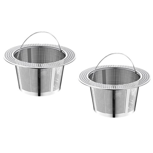 2PCS Pulp Strainer for Nama J2 Cold Press Juicer Pulp Secondary Fine Filter Stainless Steel Filter