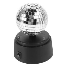 Led Table Lamp Rotating Mirror Battery-Powered for Restaurant Bar for Outdoor and Stage Use