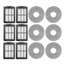 12 Delar Till 3i P10 Ultra Robotdammsugare, Reservdelar Till Dammsugsfilter, Moppduk, HEPA-Filter, Moppdynor