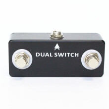MOSKY DUAL Pedale per Chitarra, Interruttore Normalmente Aperto, Doppio Pedale, Effetto Pedale
