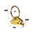 10PCS Heavy Duty E-Track Tie Down O Ring E-Track Ring for E-Track Tie Down Rail/Single System 7