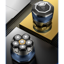 Rasoirs Électriques pour Hommes Chauves: Rasoirs Magnétiques 6D, Tondeuses à Cheveux Rechargeables avec Écran LED, Rasoirs à Barbe Étanches.