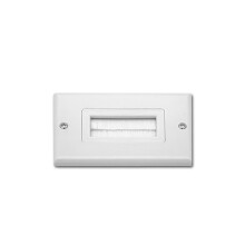 10PCS Brush Wall Plate Cable Pass Through Insert with Mounting Bracket Single Gang Wall Cover for Low Voltage Cables