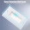 10PCS Brush Wall Plate Cable Pass Through Insert with Mounting Bracket Single Gang Wall Cover for Low Voltage Cables 6