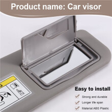 74320-0KB00-C0 74310-0KC30-C0 Pair LH RH Side Sun Visor Gray for Hilux Revo Rocco 2WD 4WD 2015 2022