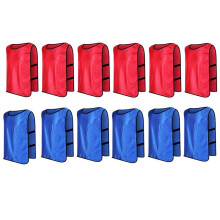 12-Pack Dodgeball Game VäStar Fotboll TräNingströJor TräNingsväSt för Barn för Inomhus Utomhuslekplats M
