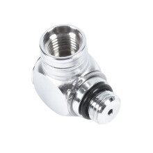 Adaptador de Manguera de Buceo Conector Ajustable de 360 Grados Adaptadores Giratorios Conector de Regulador de Buceo Baja PresióN