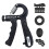5Pack Grip Strength Trainer Kit Adjustable Count Hand Grip Set with Finger Exerciser Hand Extension Exerciser Black 1