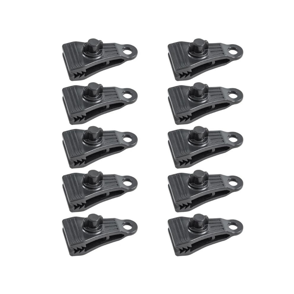 10Pcs Tarp Clips Heavy Duty Lock Grip Tarp Clamps Pool Cover Clips Tent Fasteners Holder For Awnings, Outdoor Camping 4762370482546