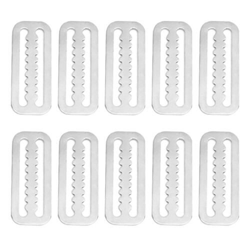 10 Unidades de Cinto de Mergulho de 2 Polegadas, Clipes Retentores de Peso com Rolha Deslizante e Dentes para Cintos PadrãO de 2 Polegadas (5,1 Cm)