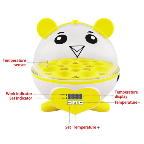 9 Incubator, Incubators for Hatching Eggs, Automatic with Temperature Control, Incubator for Hatching Chicken US Plug