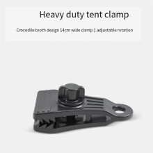 10Pcs Tarp Clips Heavy Duty Lock Grip Tarp Clamps Pool Cover Clips Tent Fasteners Holder for Awnings, Outdoor Camping
