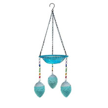 Mangiatoia per Uccelli Sospesa Vaschetta per Uccelli per Giardino Decorazioni per Esterni Forniture per Fattoria Mangiatoia per Colibrì con Gancio A