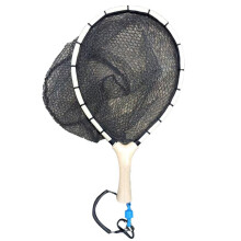 Nylon Vliegvisnet, Houten Antisliphandvat, Forelgaasgereedschap, Visvangstschep, Rechte Handgreepnetten