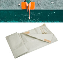 Zwembad Solar Reel Cover Waterdichte Zwembad Solar Blanket Reel Cover voor Zwembaden Reel Tot 18' Breed Crèmewit
