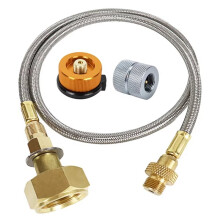 EU Camping Gas Stove Propane Refill Adapter Gas Tank Connection Outdoor Burner Adapter LPG Cylinder Hose Connector