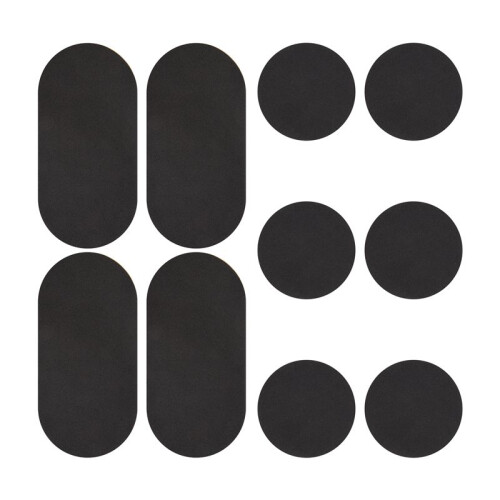 Patch per Grancassa da 10 Pezzi, Patch per Pedali e Pad per Batteria, Accessori per Batteria Adesivi Resistenti e Resistenti Alle Intemperie