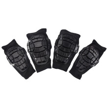 Beschermende Uitrusting voor Kinderen Set Soft Kid Elleboogbeschermers Kniebeschermers voor Loopfiets Skateboard Inline Rolschaatsscooter,S