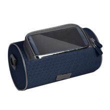 Fiets Voorframe Tas Waterdichte Fiets Telefoonhouder Fiets Opbergtas met 6 Inch Transparante Zak voor MTB Racefiets B