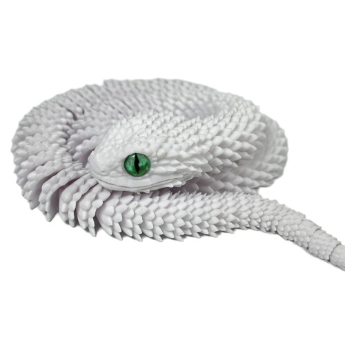 3D Viper Multi-Joint Móvel 3D Snake Flexível Articulado Figura Modelo Presente Presente 3D Presente A
