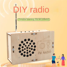 Kit de Modelo de Rádio FM DIY para Estudantes Equipamento Experimental de Treinamento Científico para Meninos e Meninas Presente de Aniversário