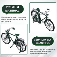 DIY Assembly Kit Alloy Model Retro Nostalgic Bicycle 1:10 Fun DIY to Cultivate Children'S Hands- Ability Toy