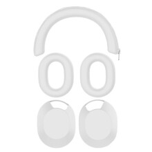 Headphone Case Headphone Protective Case Earmuff Shell Cover Headbeam Sleeve for WH-1000XM5 Headphones White