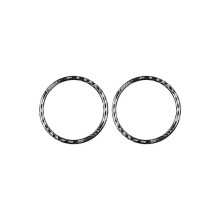 Carbon Fiber for  TT 8N 2001-2006 Dashboard Side Air Outlet Cover Frame Trim Decals Sticker Interior Accessories
