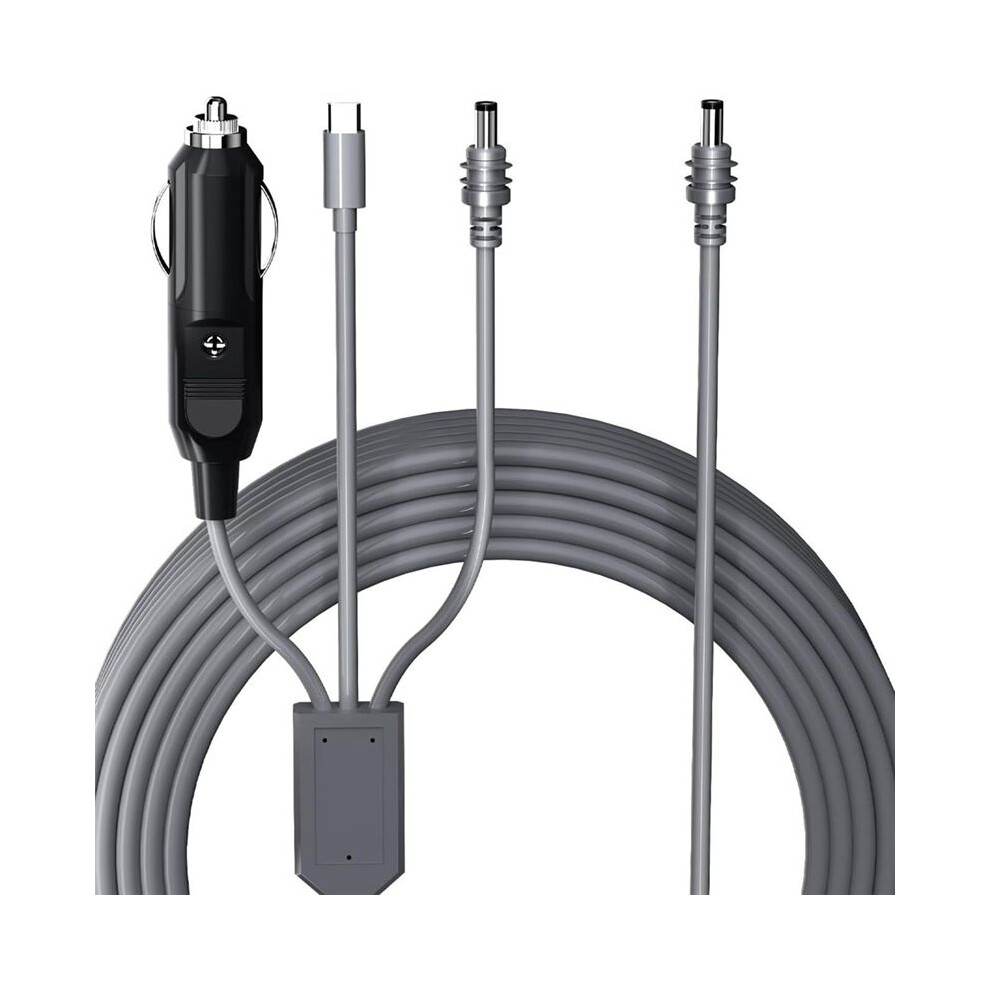 Starlink 3-In-1 Power Cable, 100W+ Usb C 12-24V Cigarette Lighter Plug And Male Power Cable Plug And 6031002512967